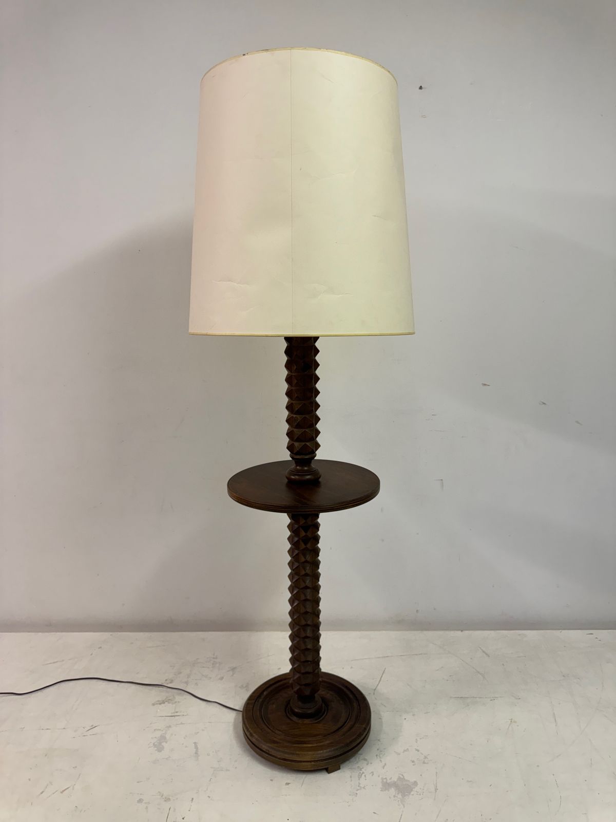 Carved French Floor Lamp In The Style Of Charles Dudouyt photo 995.0
