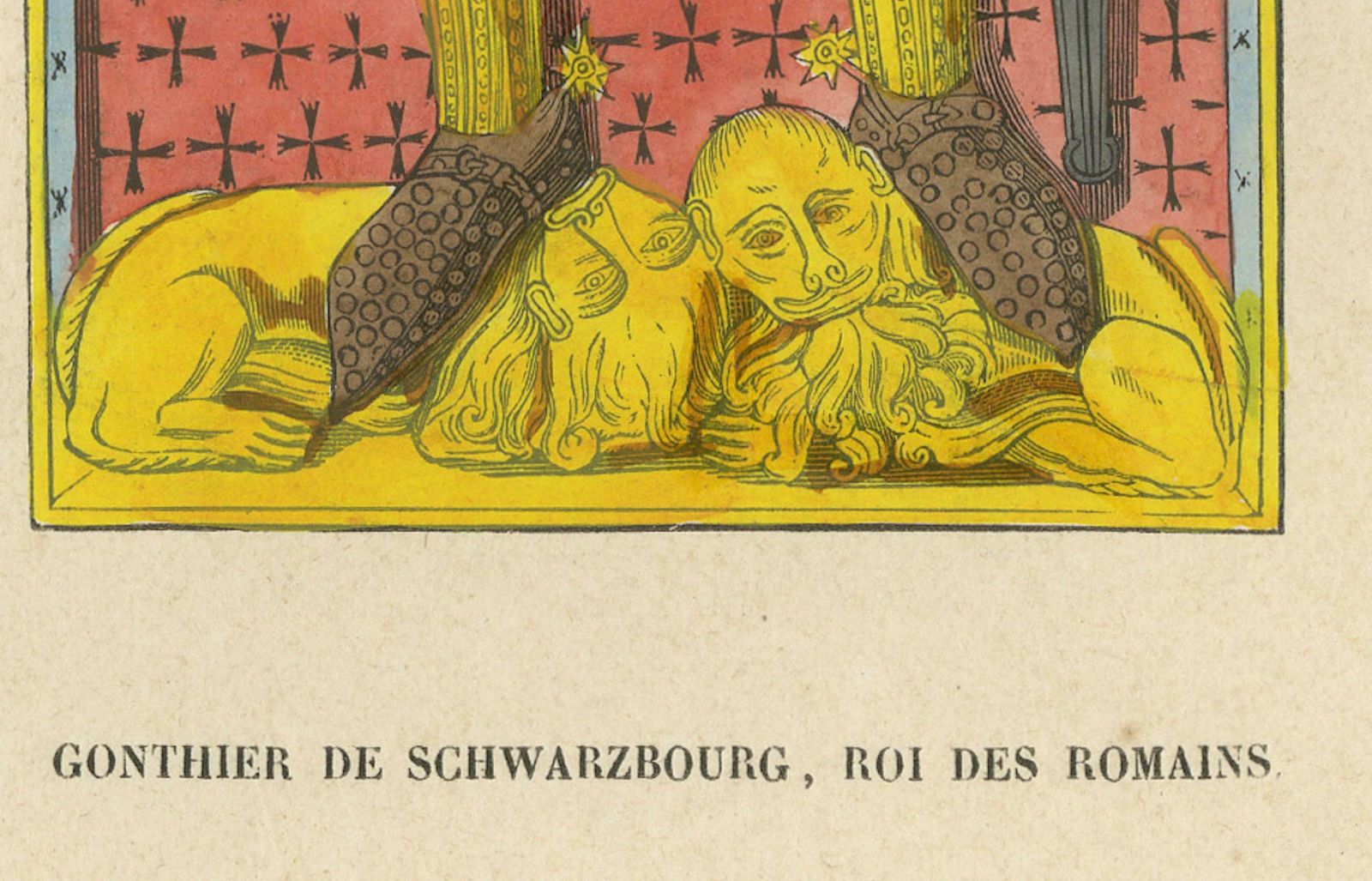 King Günther Von Schwarzburg: The Warrior Monarch, 1847 photo furniture
