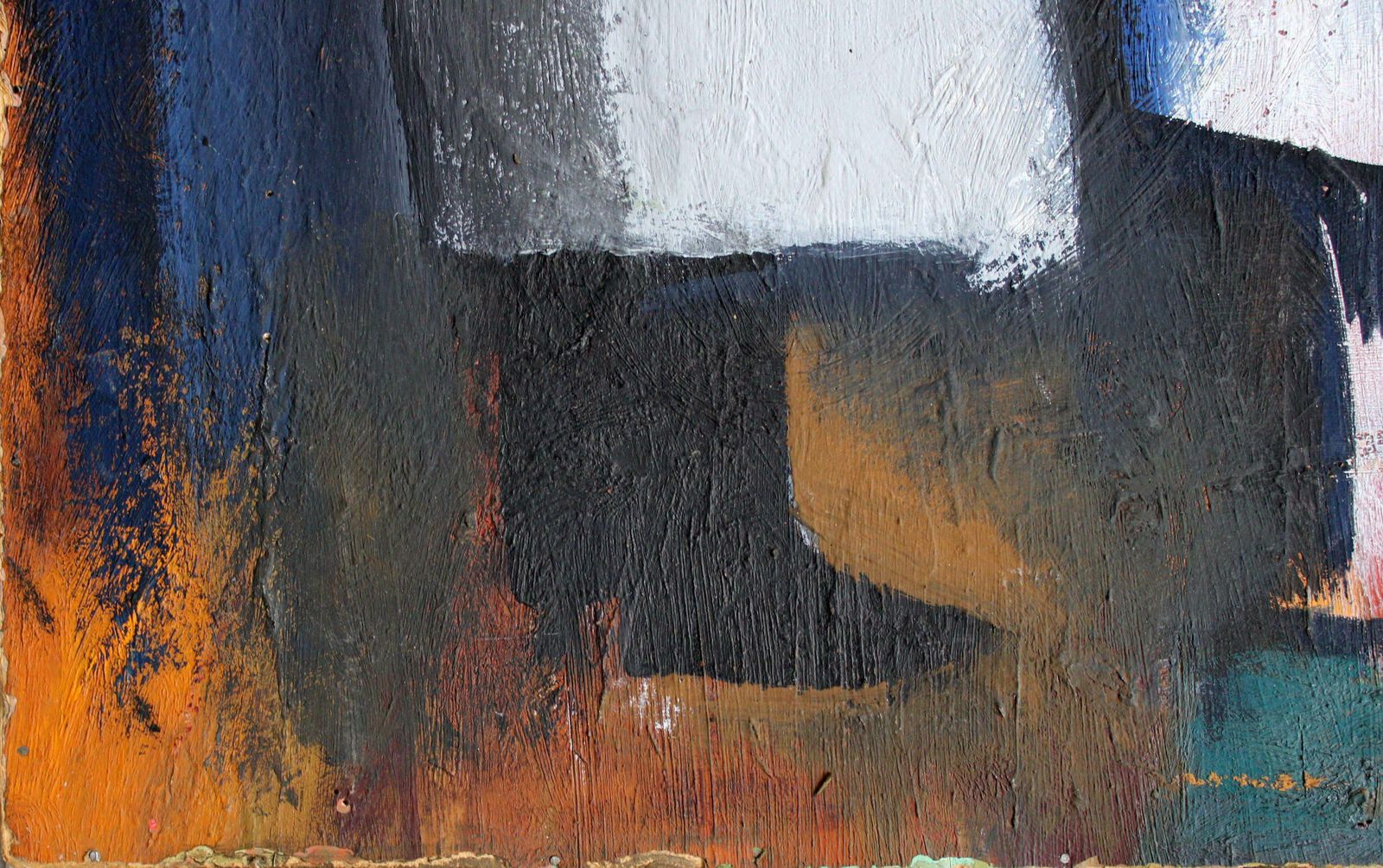 Aleksandr Rodin Birth Of The Lamb. Cardboard, Oil, 65x60 Cm photo for sale