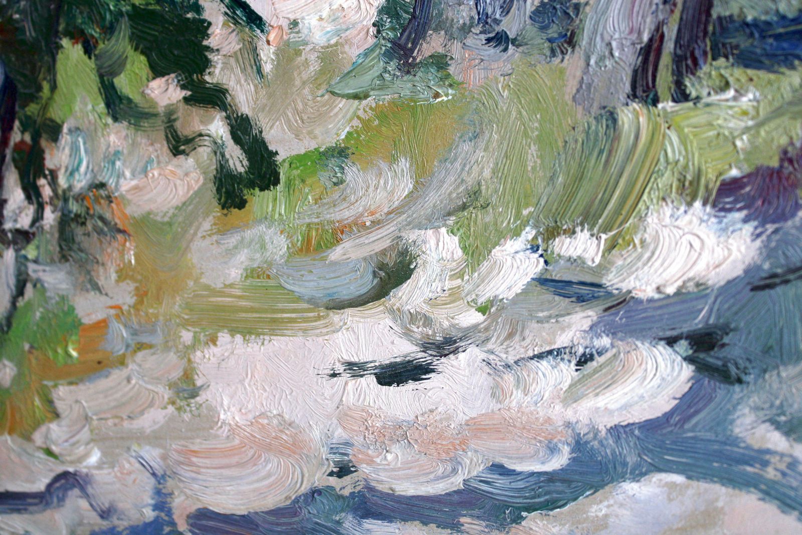 Edgars Vinters Pine Trees On The Seashore. 1981, Cardboard, Oil, 46x65 Cm photo buy