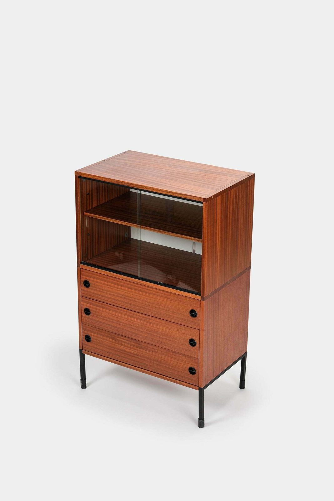 Guariche, Motte & Mortier, Dresser With Showcase, Arp, France, 50s photo furniture
