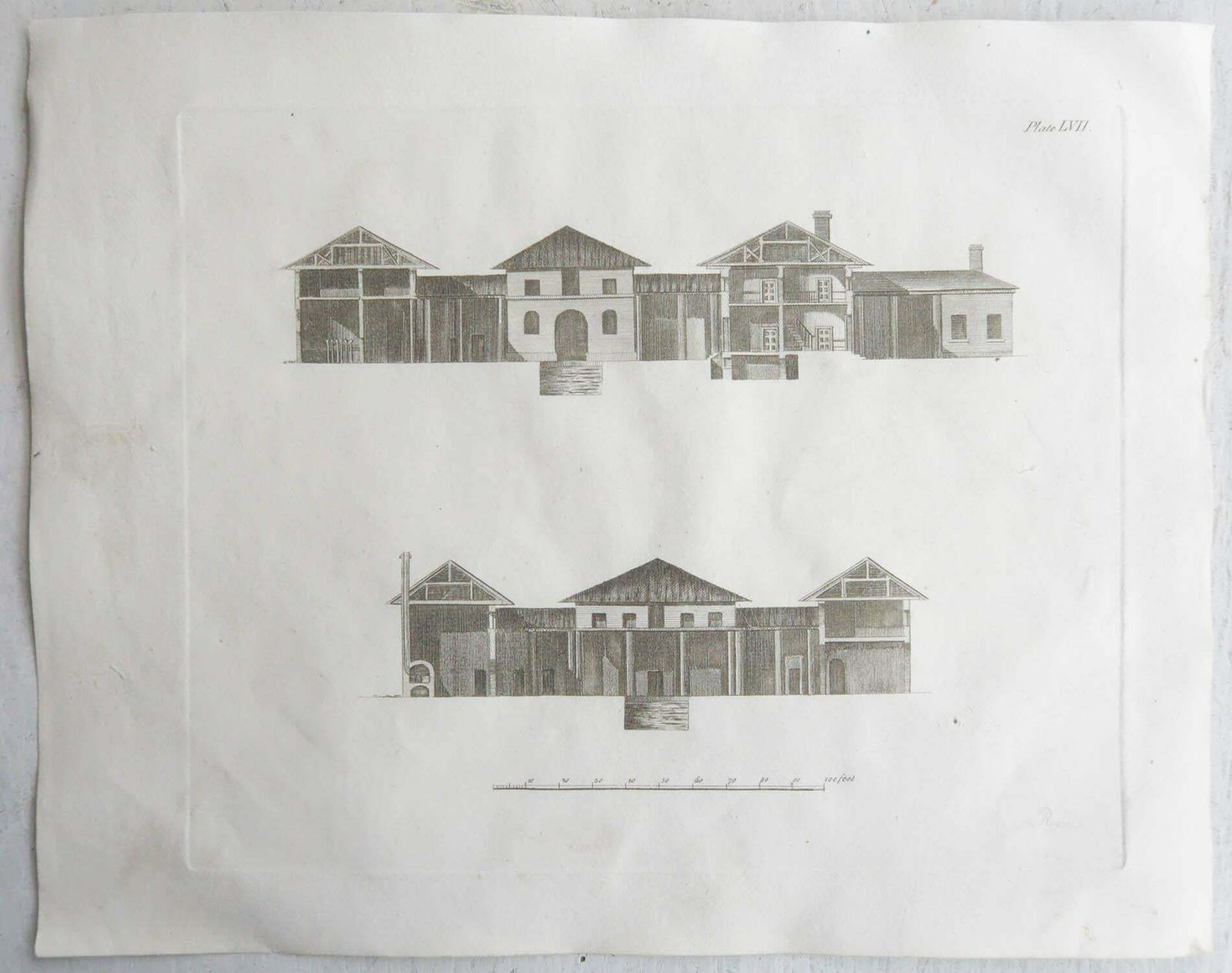 Set Of 6 Original Antique Architectural Prints After L.Carter. C. 1813 photo 175.0