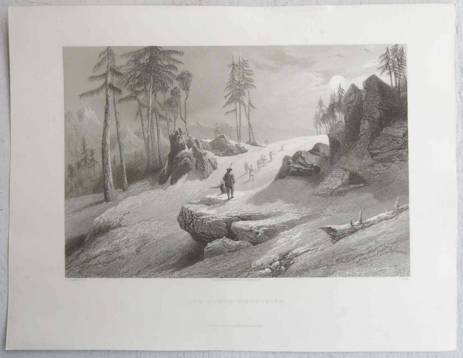 Set Of 15 Original Antique Prints Of The Himalayas, India, Circa 1830 photo Art
