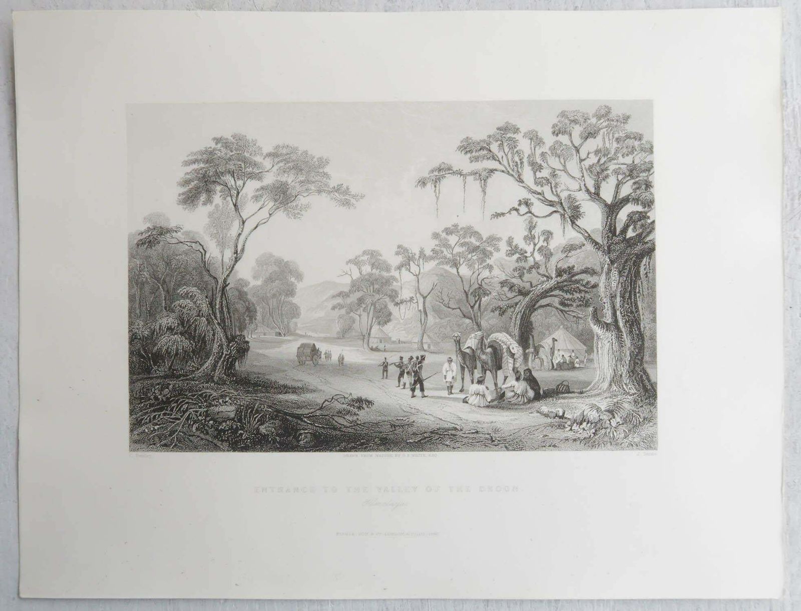 Set Of 15 Original Antique Prints Of The Himalayas, India, Circa 1830 photo vinterior
