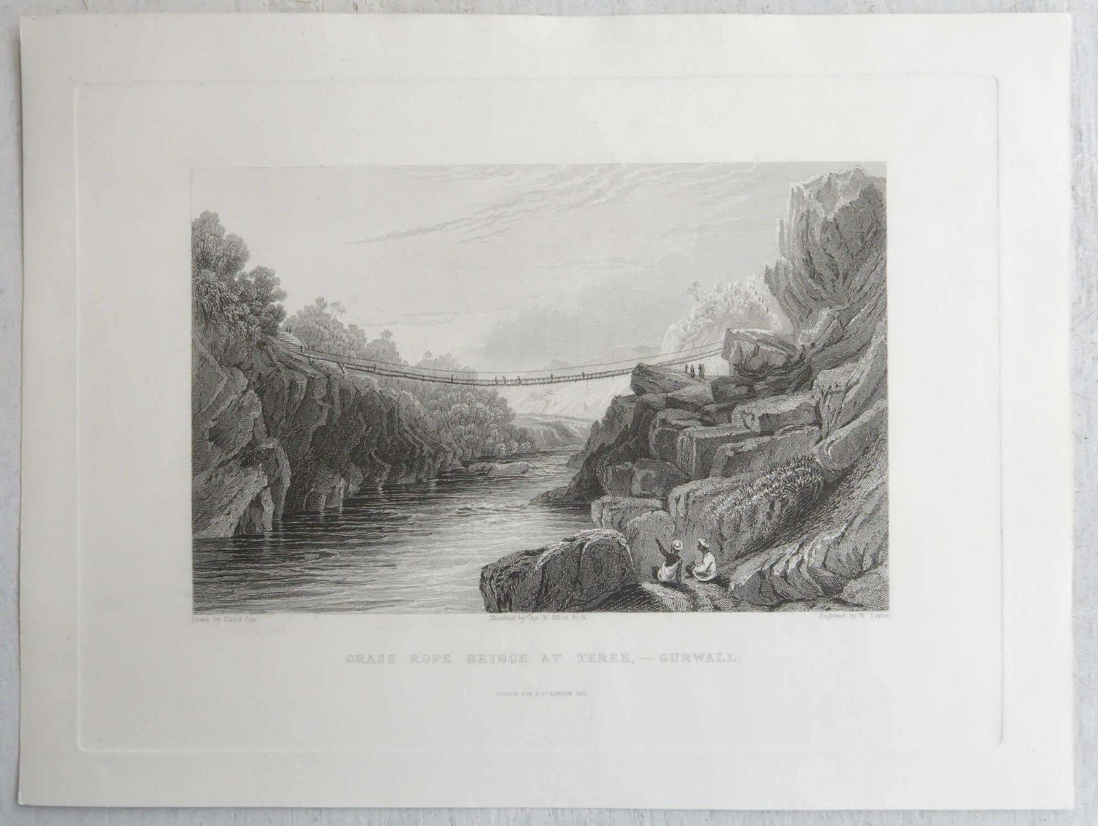 Set Of 15 Original Antique Prints Of The Himalayas, India, Circa 1830 photo buy
