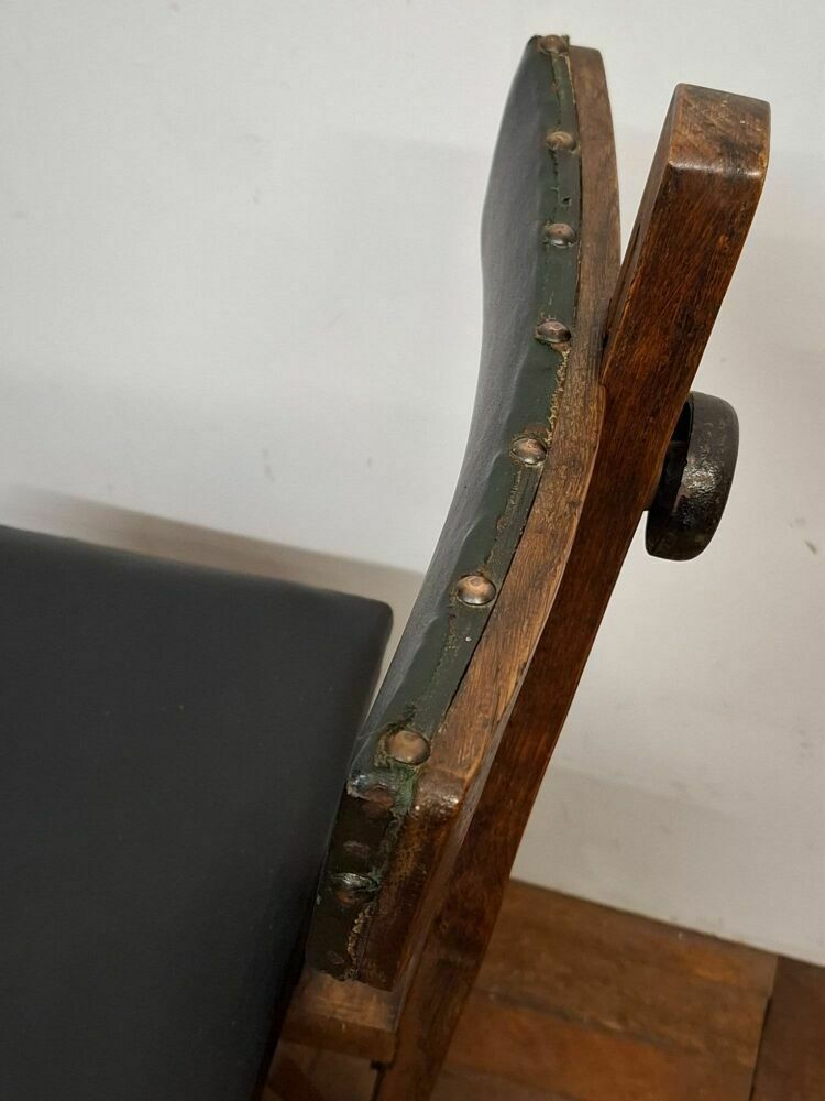 Draftmans/ Operators Stool By Glenisters Of High Wycombe, England, Wwii photo furniture