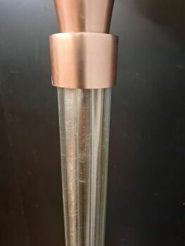 Art Deco Glass Floor Lamp, 1930s photo buy