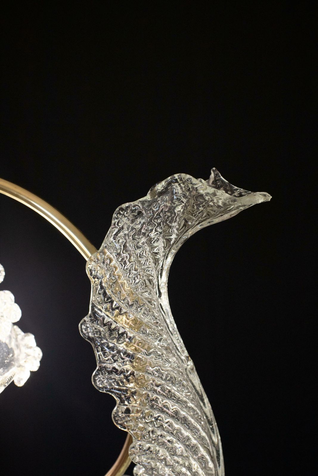 Elegant Art Decò Barovier And Toso Chandelier, 1940s photo 1202.0