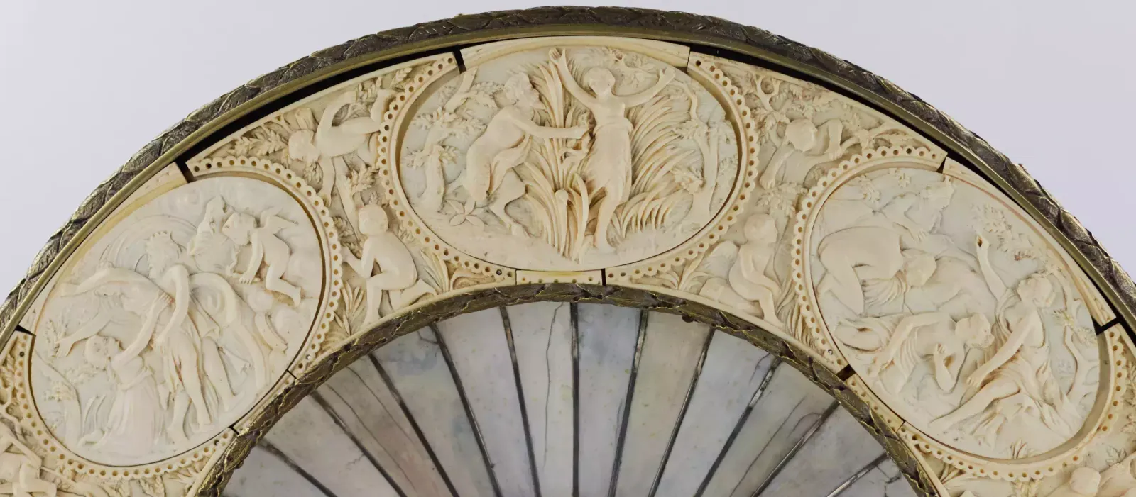 A Magnificent Neo Renaissance Bacchus Dish Inlaid With Ivory On Wood In The Manner Of Johann Michael Maucher (1645 1701) photo furniture