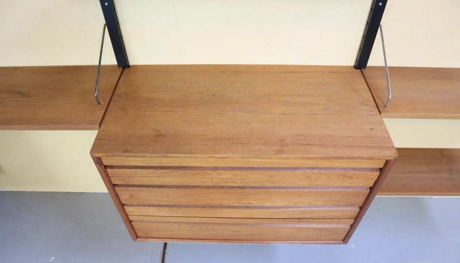 Poul Cadovius Xxl Royal System Danish Modern Teak Wall Unit Shelving, 1960 photo furniture