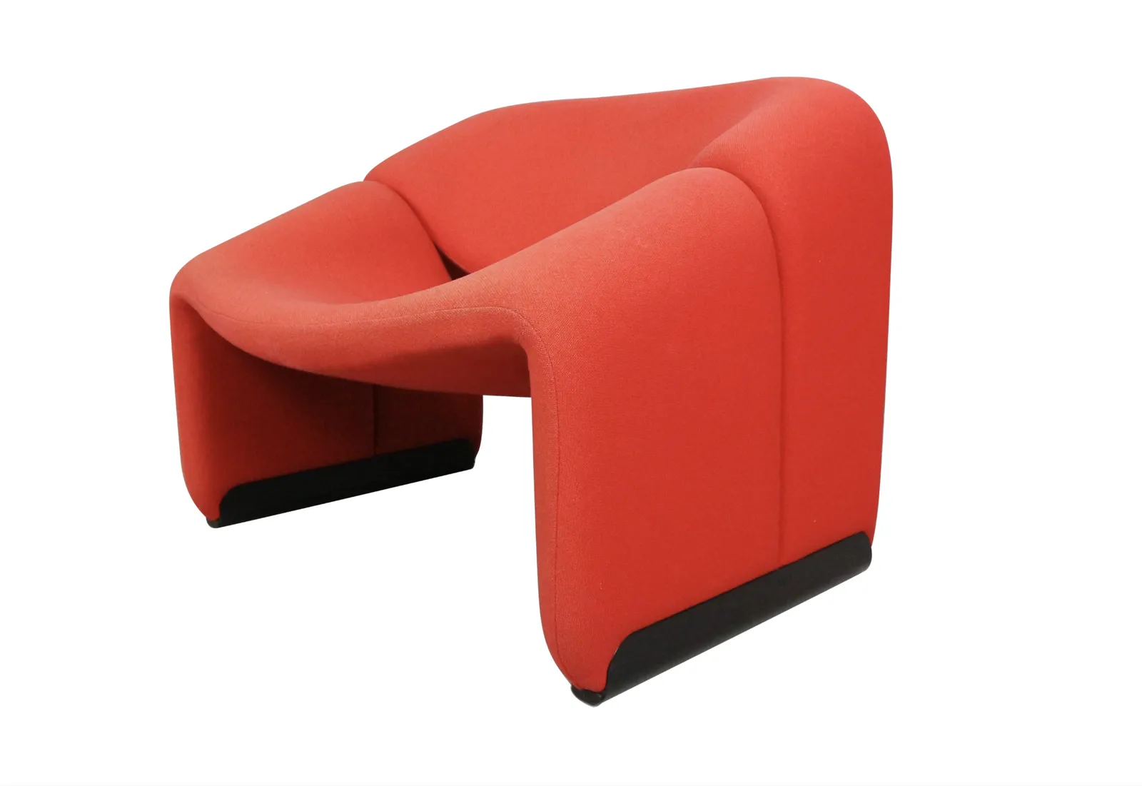 Pierre Paulin Set Of 2 F598 Groovy Armchairs For Artifort New Upholstery, 1972 photo vintage
