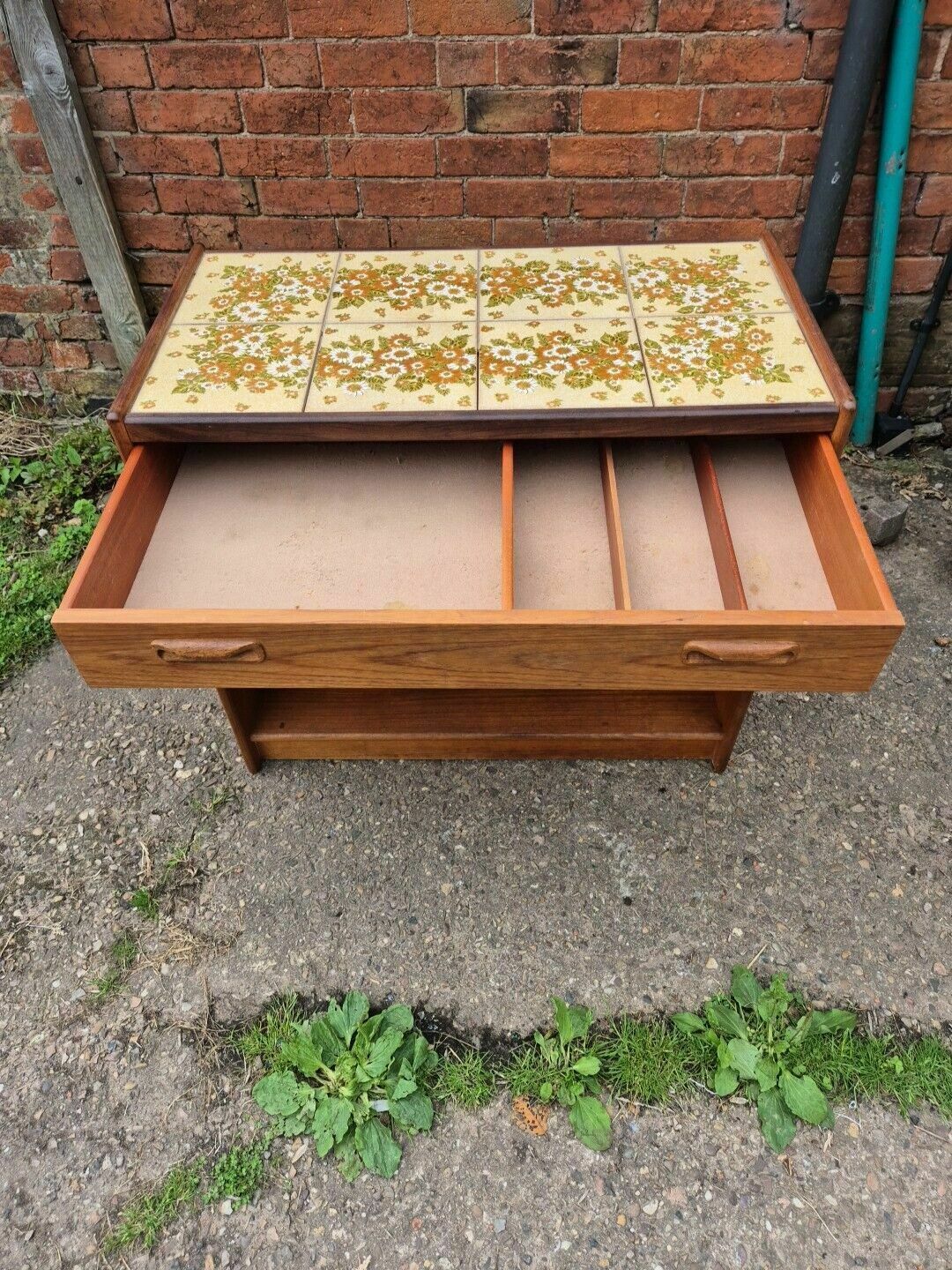 Mid Century, Vintage Retro, G Plan Teak Tiled Top Sideboard / Buffet / Bar photo buy