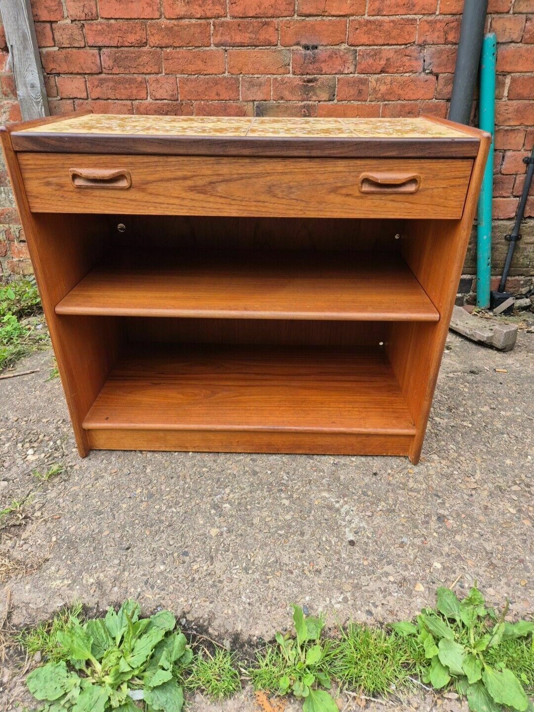 photo for sale Mid Century, Vintage Retro, G Plan Teak Tiled Top Sideboard / Buffet / Bar