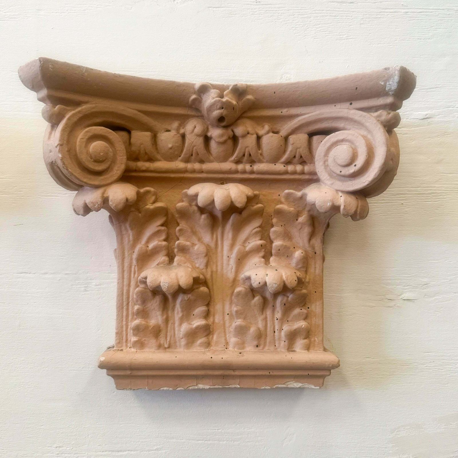 photo vinterior Set Of 4 Plaster Corinthian Capitals