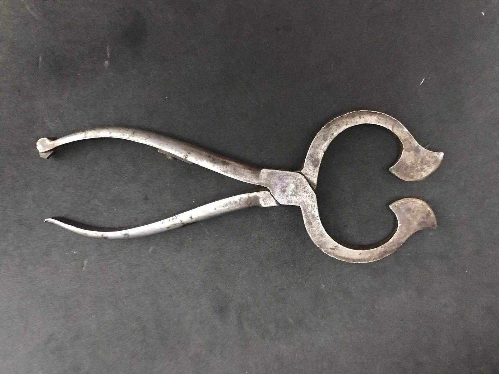 Swedish Handforged Antique 19th Century Sugar Cutter Tongs Sweden Tool Sugar Nippers Scandinavian Folk Art Primitive Viking Style Collection photo Home Decor