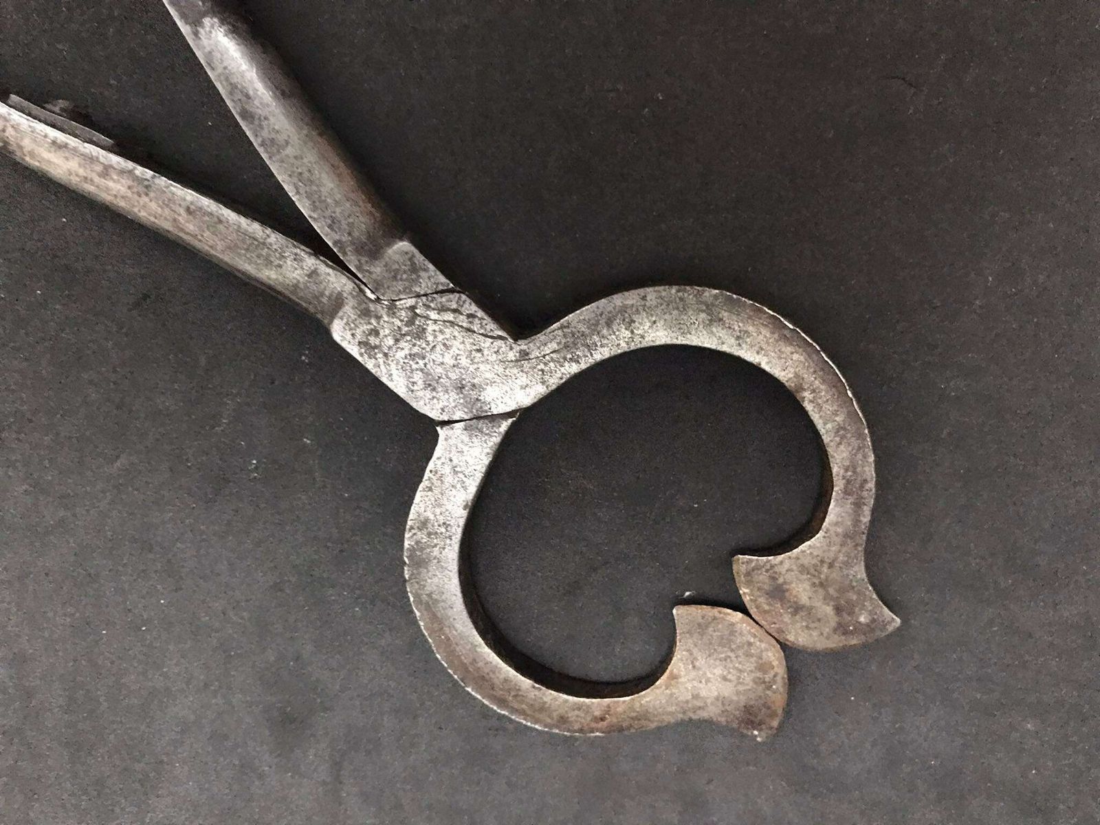 Swedish Handforged Antique 19th Century Sugar Cutter Tongs Sweden Tool Sugar Nippers Scandinavian Folk Art Primitive Viking Style Collection photo vintage