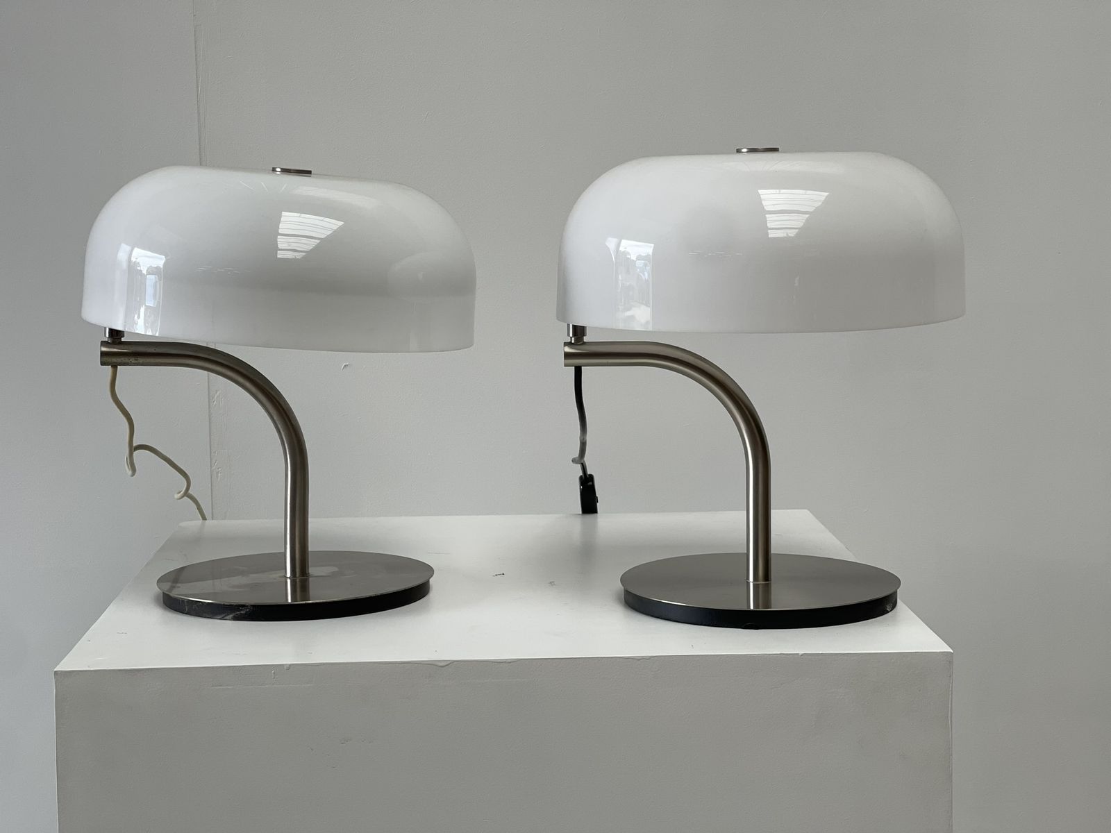 Pair Of Table Lamps By Giotto Stoppino For Valenti, 1980s