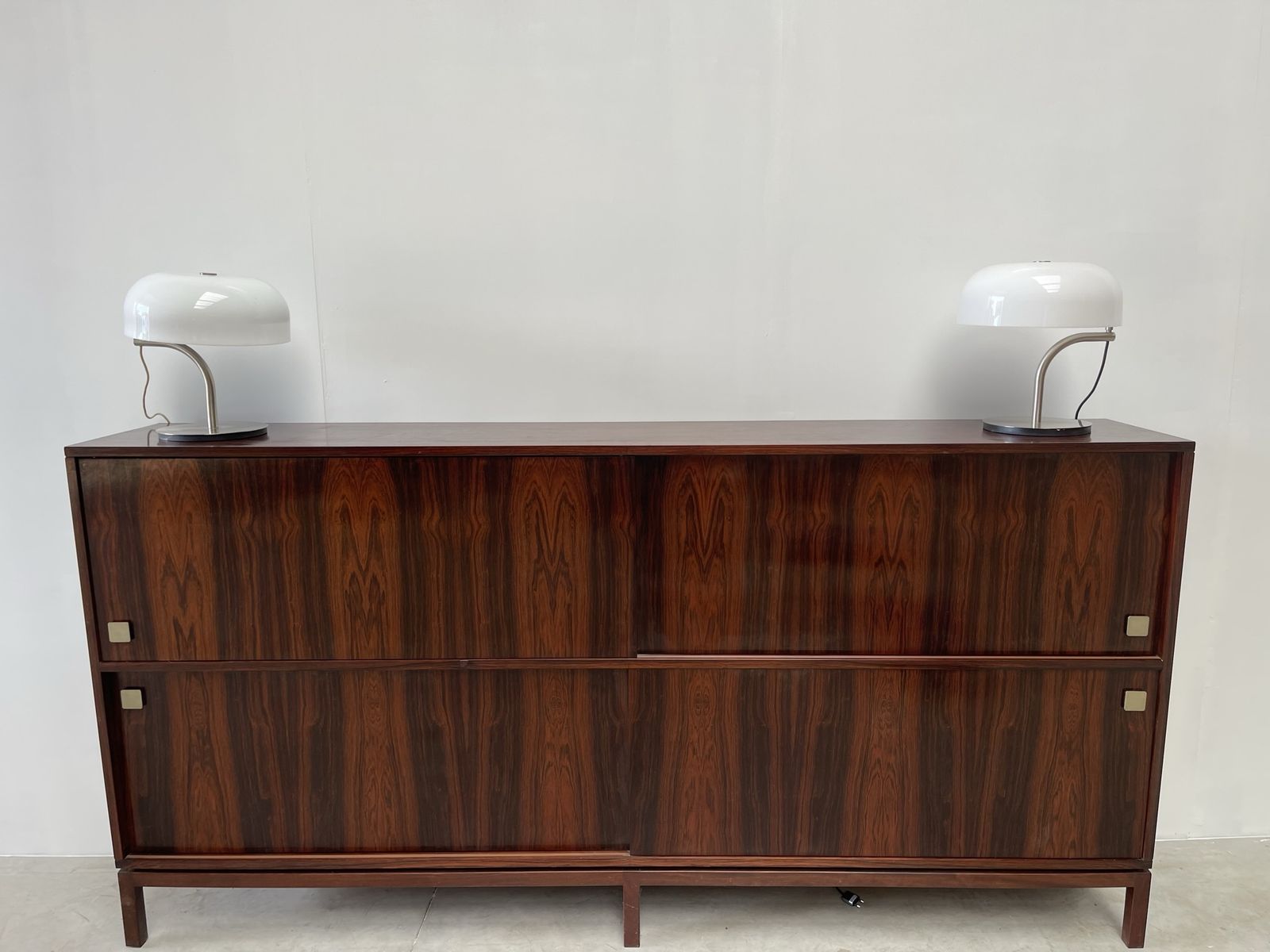 1250.0 Pair Of Table Lamps By Giotto Stoppino For Valenti, 1980s photo