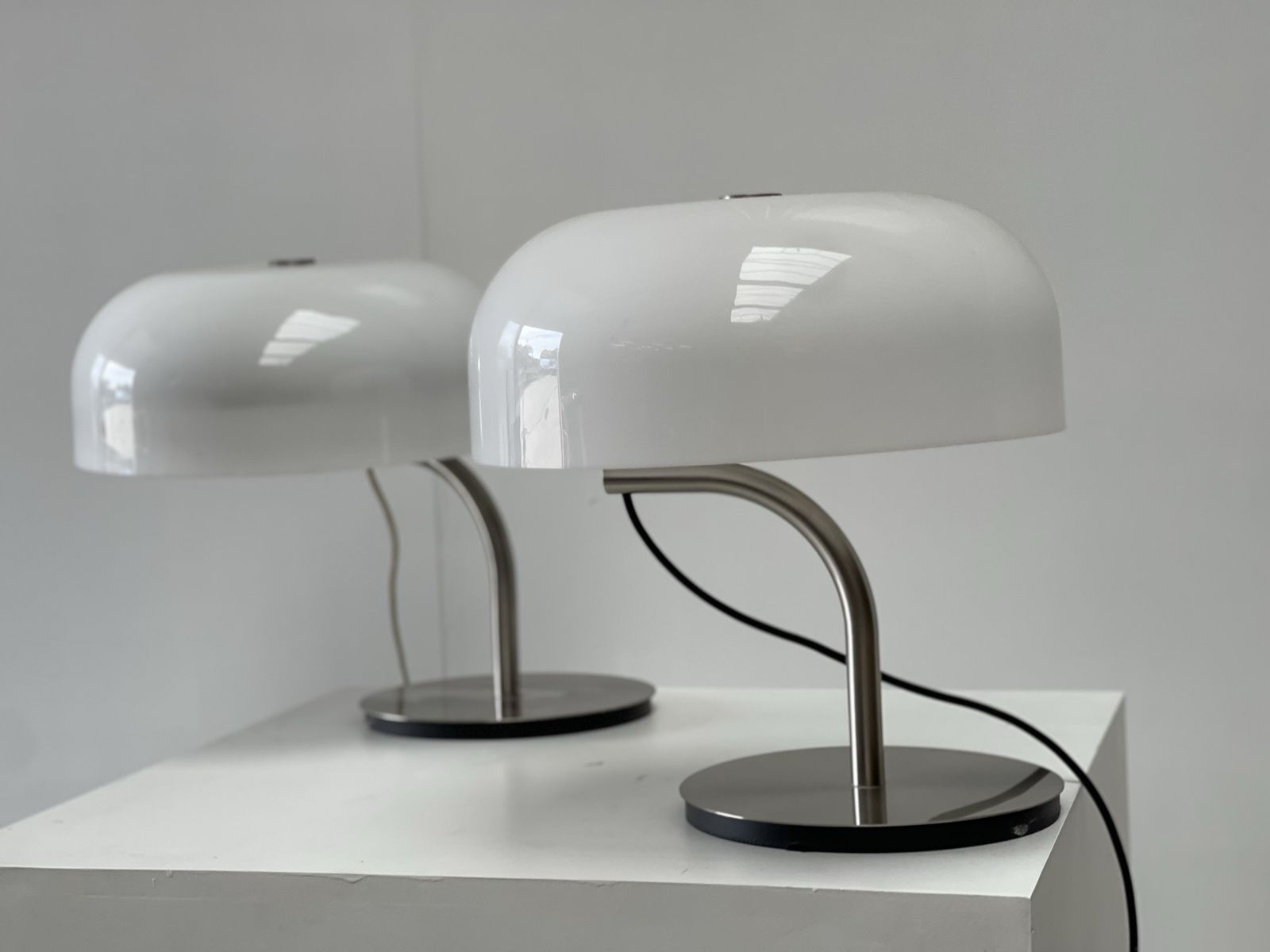 photo buy Pair Of Table Lamps By Giotto Stoppino For Valenti, 1980s