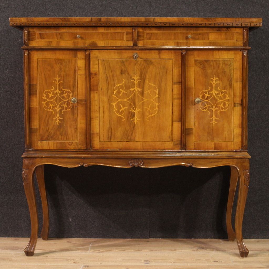 Inlaid Venetian Sideboard From The 20th Century photo vinterior