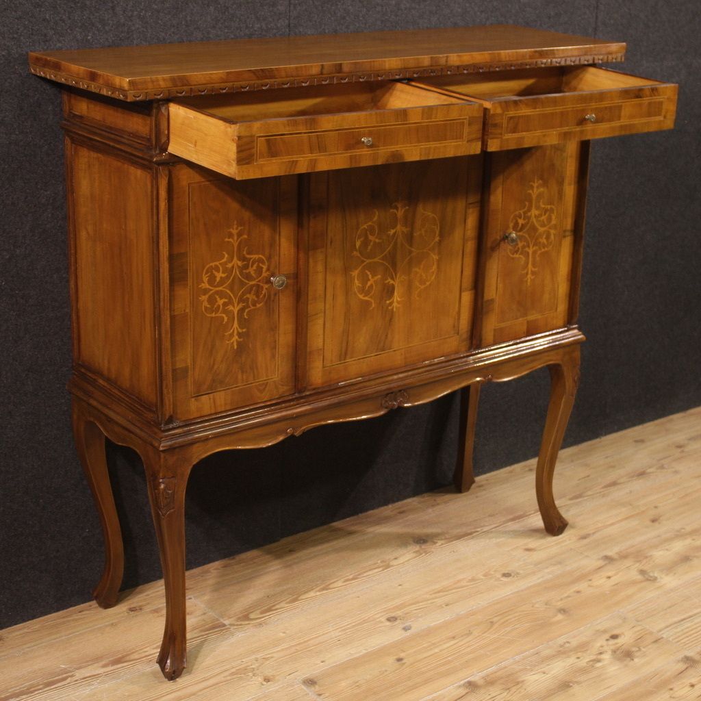Inlaid Venetian Sideboard From The 20th Century photo vintage