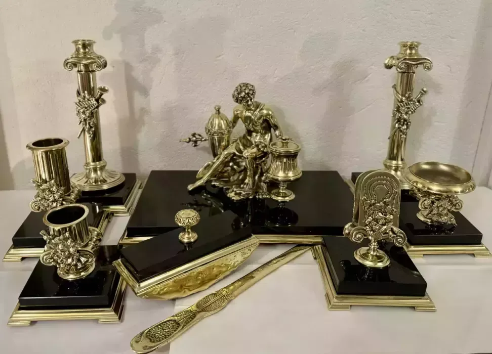 Art Nouveau Stationery Set, Early 20th Century photo vinterior