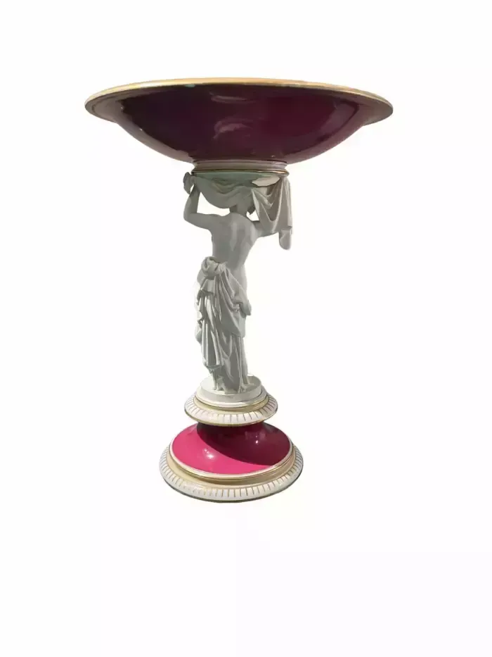 Royal Copenhagen Porcelain Figural Tazza 19th Century Fruit Vase. photo 2925.0