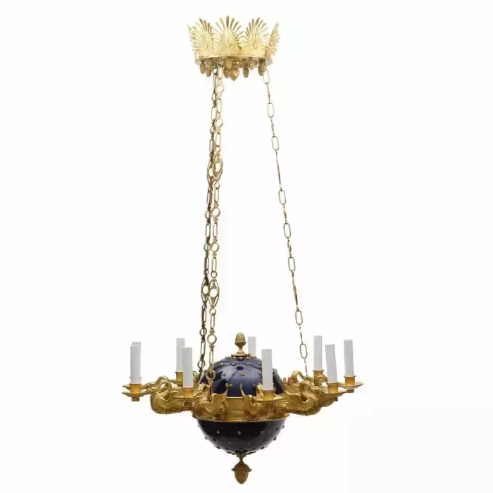Impressive Chandelier In Empire Style. Russia. 19th Century. photo vinterior