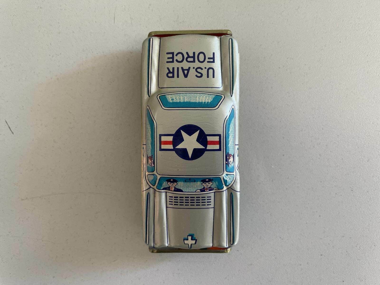 Nt Tin Us Air Force Toy Car, Set Of 6, Made In Japan photo for sale