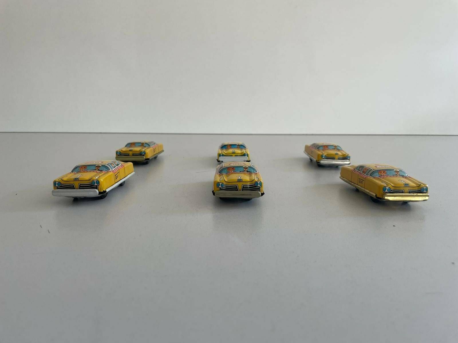 photo furniture Nt Tin Taxi Toy Car, Set Of 6, Made In Japan