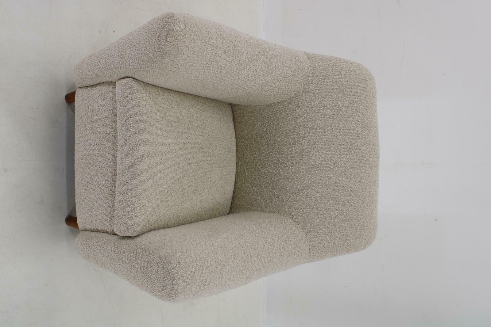 1970s Restored Armchair In Boucle Fabric photo for sale