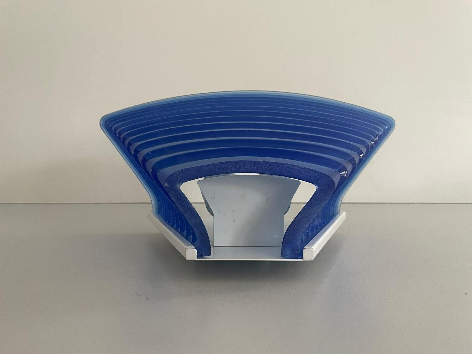 Model Pergamo 38 Murano Glass Single Sconce By Angelo Mangiarotti For Artemide, 1980s, Italy photo vintage