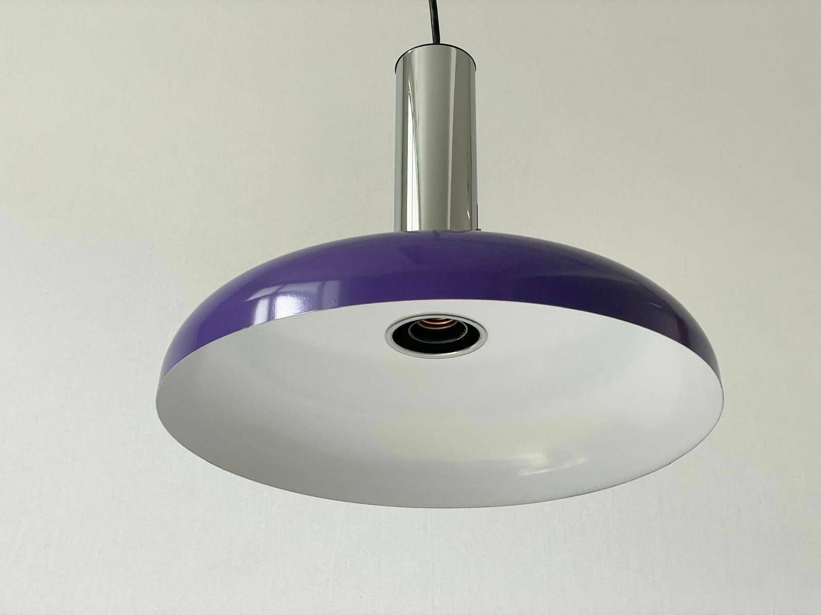 Space Age Maroon Pendant Lamp By Staff, 1970s, Germany photo buy