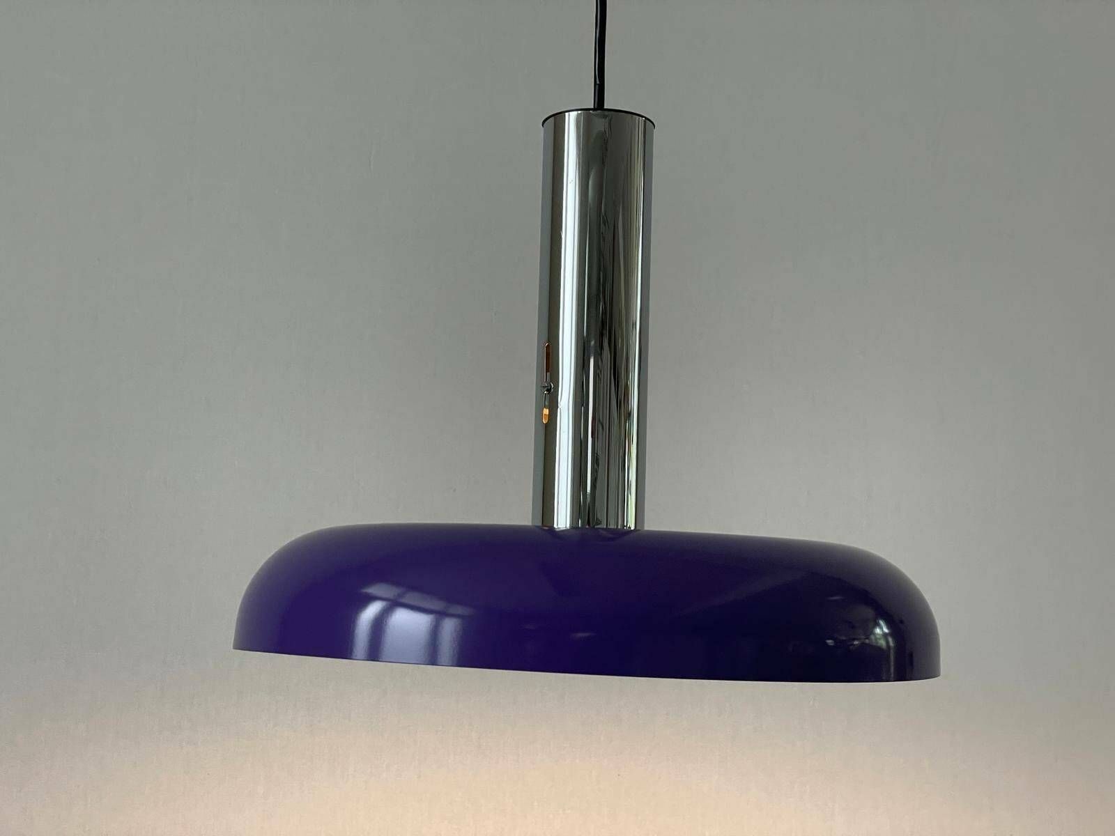 photo furniture Space Age Maroon Pendant Lamp By Staff, 1970s, Germany