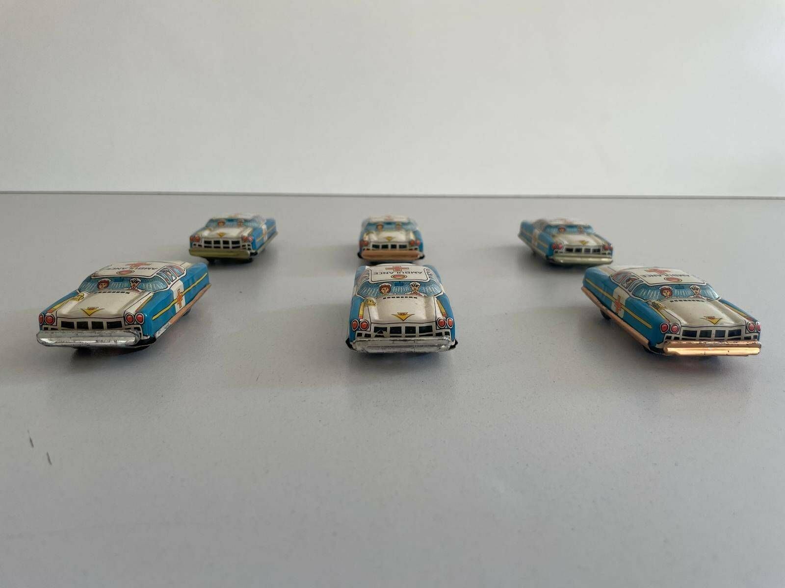 photo furniture Nt Tin Military Police Toy Car, Set Of 6, Made In Japan