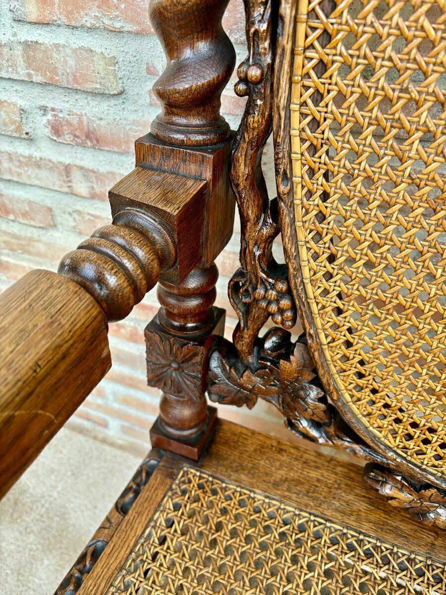 Walnut French Armchairs, 1890s, Set Of 2 photo for sale