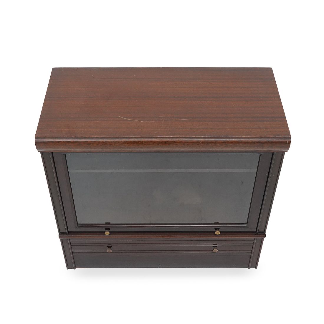 Md Sideboard With Glass And Drawer, 1970s photo Furniture