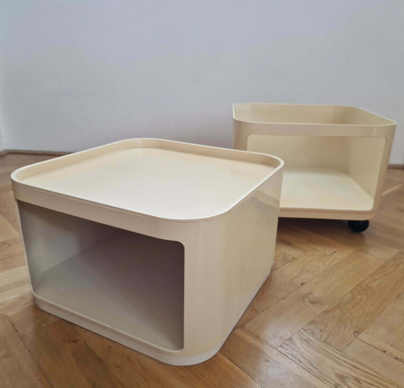 photo for sale Midcentury "Componibili" Bedside Table, Anna Castelli For Kartell, Italy, 1960s