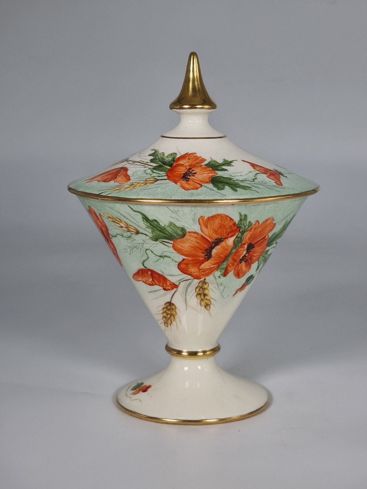 340.0 An Art Deco Royal Winton Vase And Cover, Circa 1930 photo