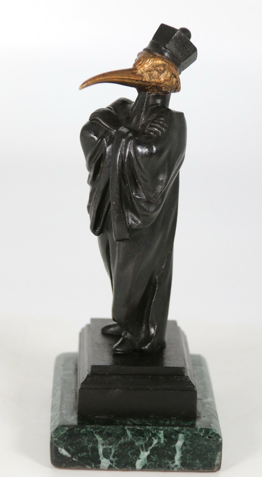 photo buy Antique Pair Of Bronze Caricature Figures Of Theatrical Birds, Circa 1880