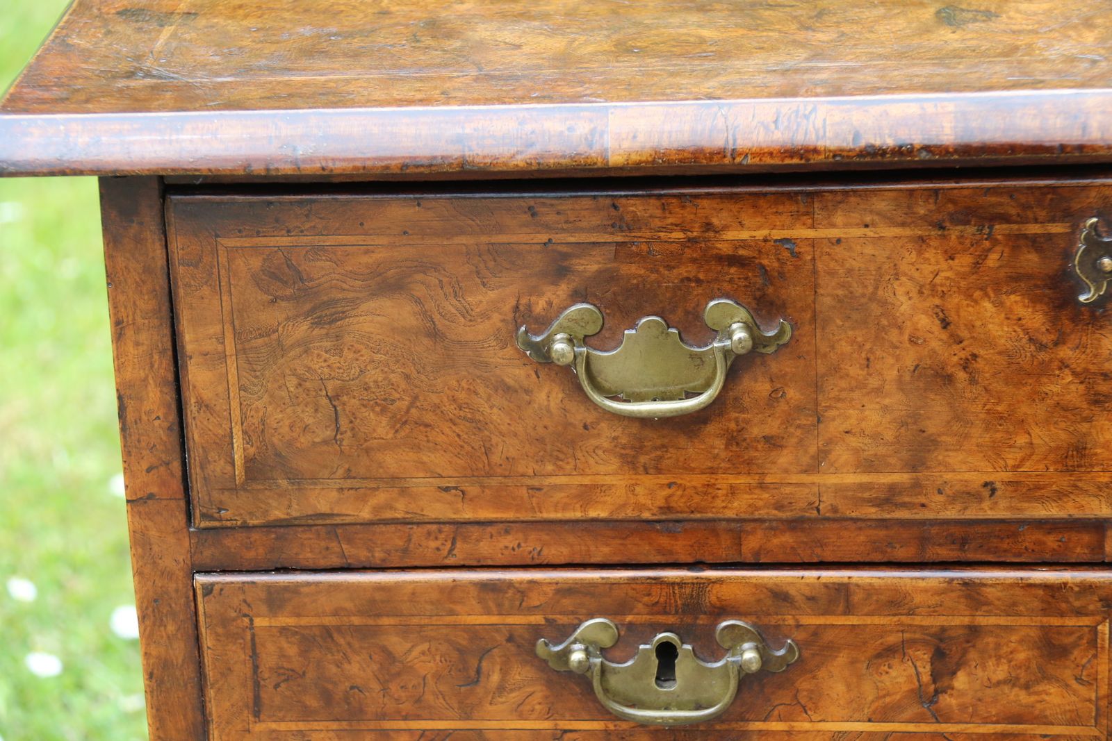 English Mid 18th Century Burr Elm Lowboy Or Table, Circa 1750 photo for sale