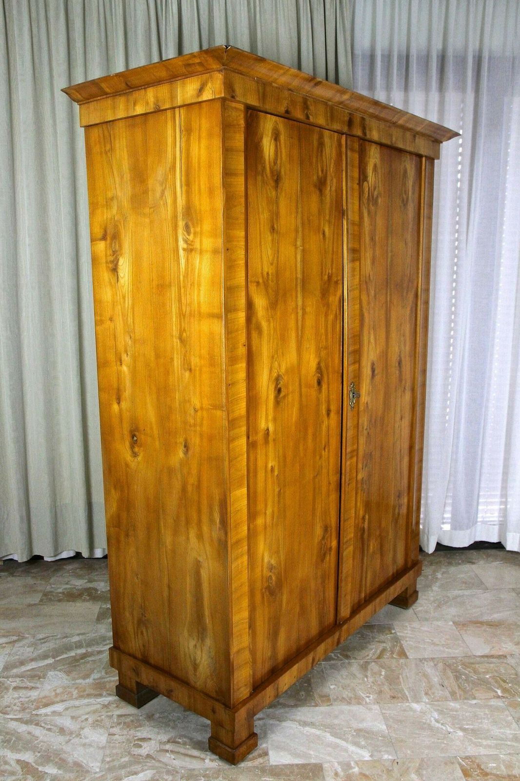 photo for sale 19th Century Biedermeier Cherrywood Cabinet, Austria Circa 1825