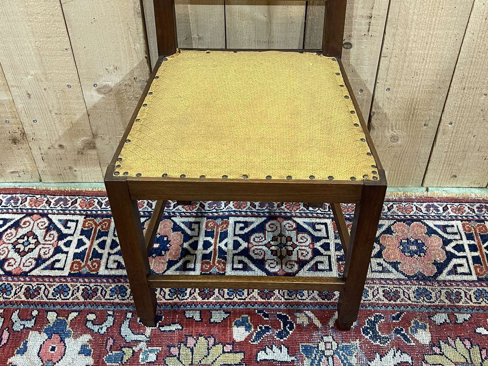 Set Of 4 Art Deco Mahogany Chairs From The 1950s photo buy