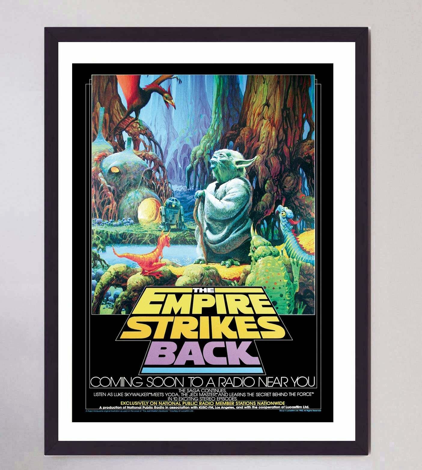 Star Wars The Empire Strikes Back Npr  Original Vintage Poster photo furniture