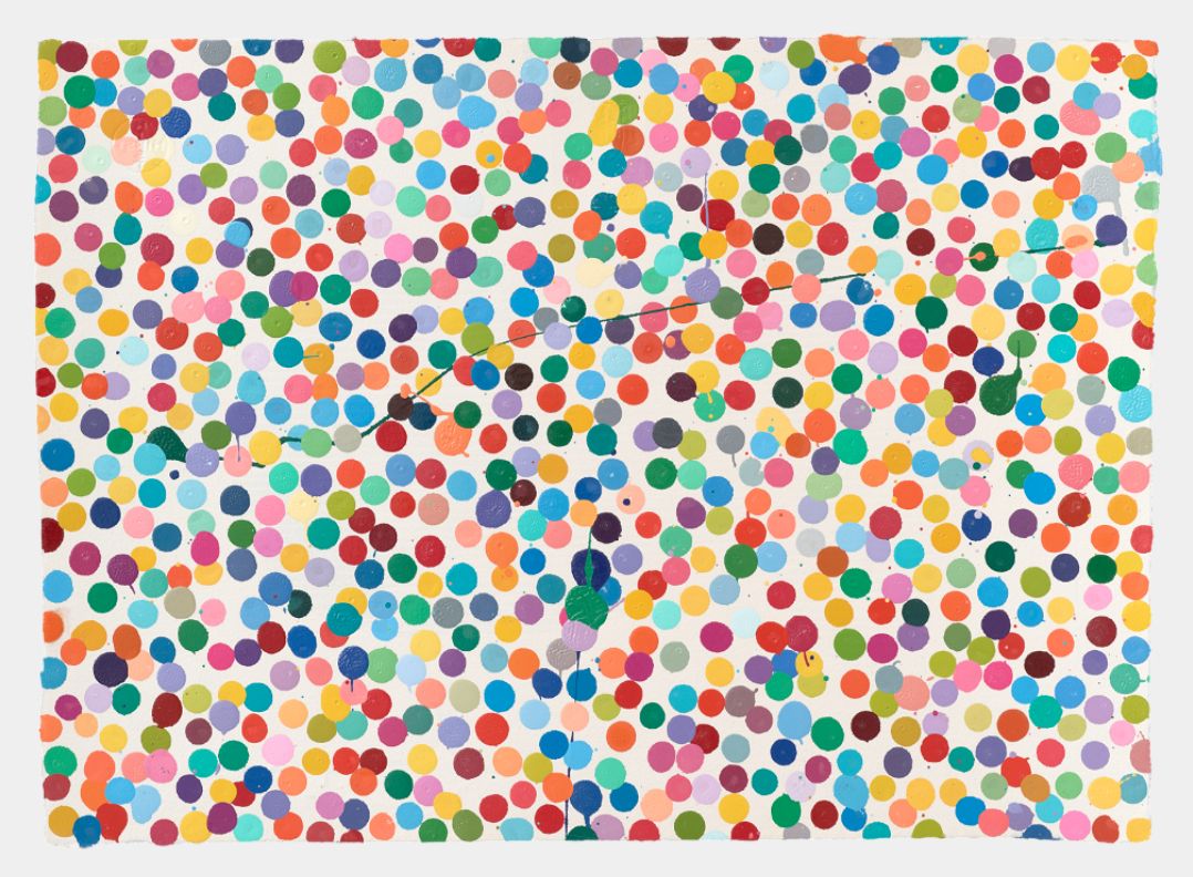 Damien Hirst The Currency Unique Painting, I'll Need You To Be