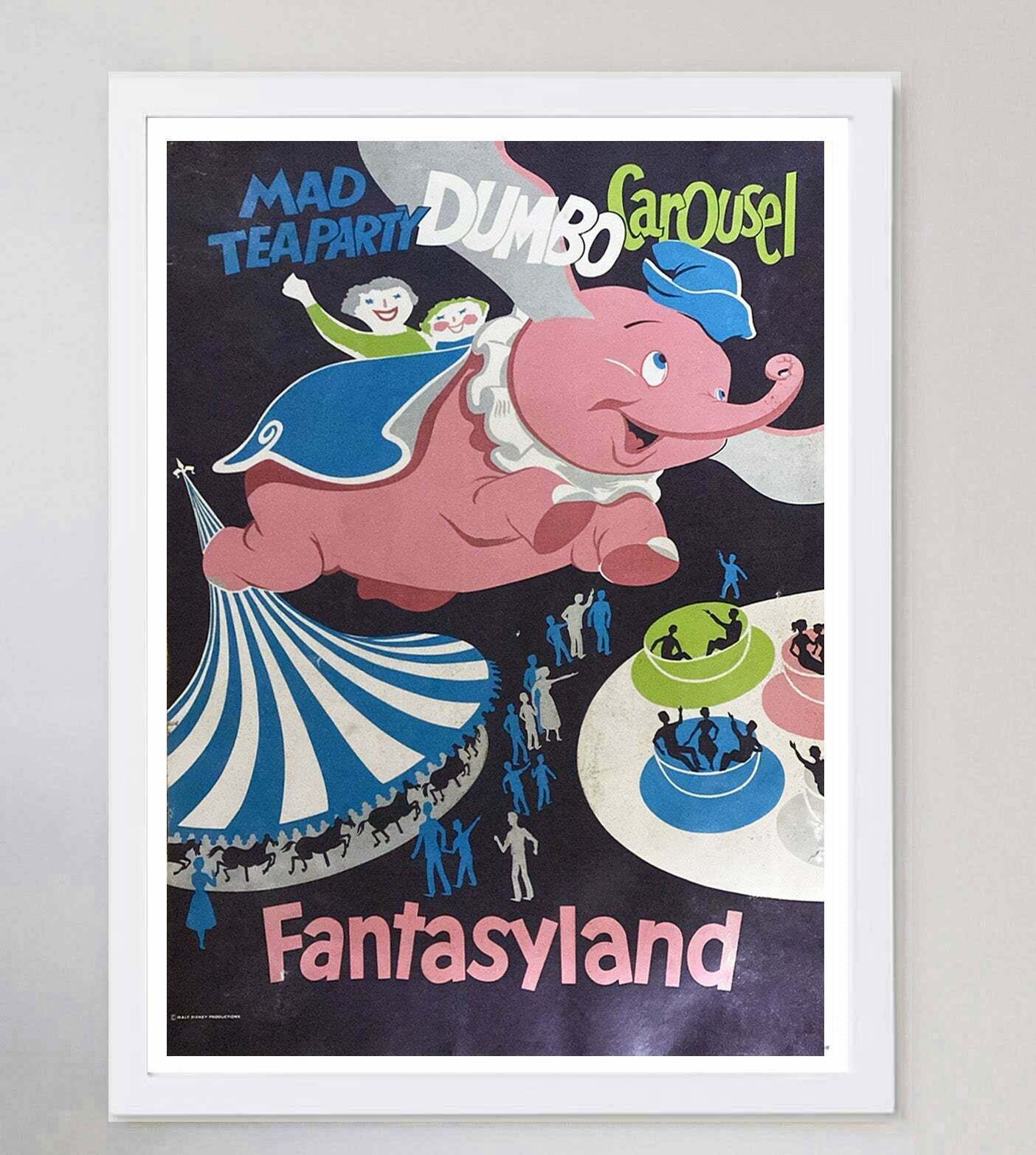 Disneyland   Fantasyland Original Vintage Poster photo for sale