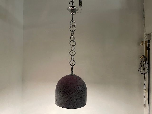 Murano Glass Light Pendant By Gae Aulenti 1970’s photo Lighting