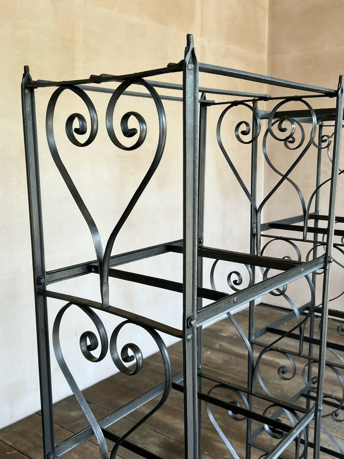Wrought Iron Shelving Racks, 1800s photo vinterior