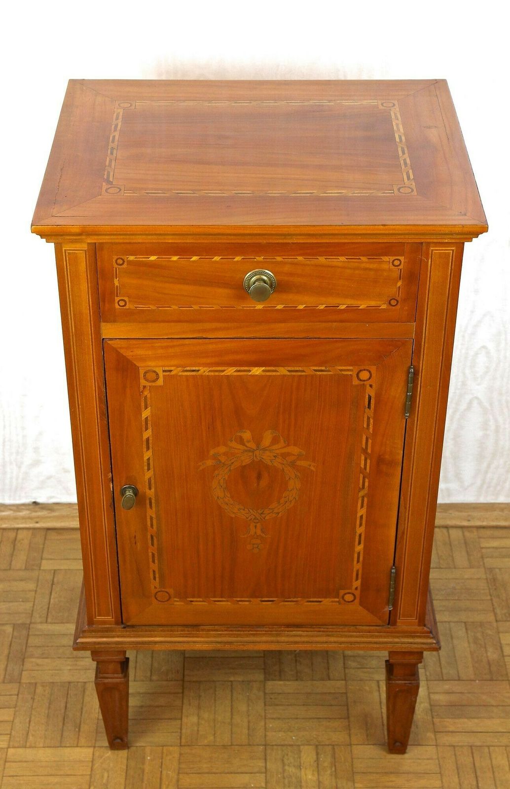 19th Century Cherrywood Pillar Cabinet, Austria Ca. 1800 photo for sale