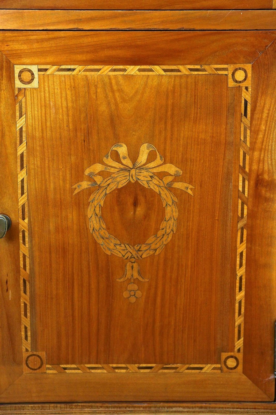 19th Century Cherrywood Pillar Cabinet, Austria Ca. 1800 photo buy